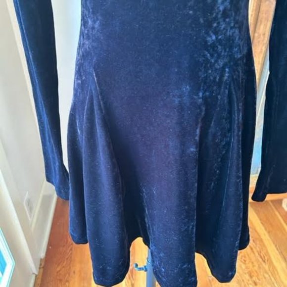 Vintage Betsey Johnson Black Velvet Dress - Picture 5 of 11